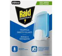 RAID TRAPPOLA INSETTI VOLANTI ATTRAE E INTRAPPOLA MOSCERINI MOSCHE E TARME