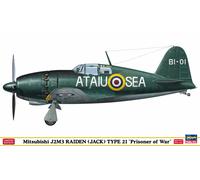 Raiden Type 21 Prisoner Fighter HA52105 1:48 Plastic Model Kit HASEGAWA