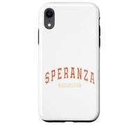 Raiders of Speranza Varsity Camping Nature Video Game Gift Custodia per iPhone XR