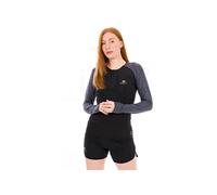 Maglia a maniche lunghe da donna raidlight r light black