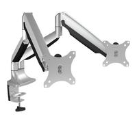 ICY IB-MS504-T - Supporto per monitor, 2 display fino a 32'', montaggio su tavolo