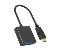 ICY BOX Adattatore 2 in 1 HDMI a VGA (1920 x 1200 Hz), IB-AC502a