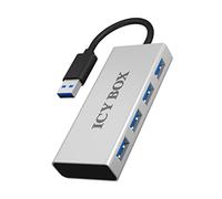 ICY BOX IB-AC6104 5000 Mbit/s Alluminio, Argento ( 70406 )