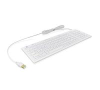 KEYSONIC 60886 - Tastiera, USB, igiene, bianco