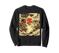 Raijin e Fujin Mitologia Giapponese Ukiyo-e Estetica Felpa
