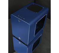 Raijintek compatibile METIS PLUS Mini-ITX Gehäuse - blau Window