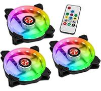 RAIJINTEK IRIS 12 RBW ADD-3 Boitier PC Ventilateur 12 cm Noir, Blanc 3 pièce(s)