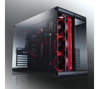 RAIJINTEK Paean Desktop Nero, Trasparente