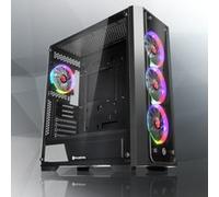 Case RAIJINTEK PONOS TG4 Tower Tempered Glass Nero