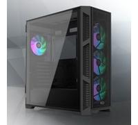 RAIJINTEK PONOS Ultra Mesh Midi-Tower Tempered Glass black 0R20B00226