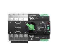Rail 3 phase ATS 4P 63A 100A 125A 230V Dual Power Automatic Transfer Electrical Selector Switch Uninterrupted TOQ7(100A)