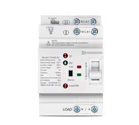 Rail ATS L N 220V Dual Power Automatic Transfer Electrical Selector Switches Uninterrupted 2P 63A TOQ6