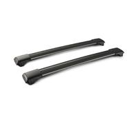 Rail Black, coppia barre portatutto in alluminio 103 cm