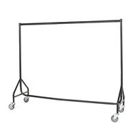 Rail Da Appendere Per Abbigliamento Rinforzato 6ft E 4 X 3” Ruote In Gomma