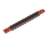 Rail Di Ritenzione Per Chiavi Sealey AK3812 Con 12 Clip 3/8"sq Drive
