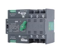 Rail Dual Power Automatic Transfer Switch 2P 3P 4P ATS Selector Switches Uninterruptible Power Generator 100A AC220V(3p,220v 100A)
