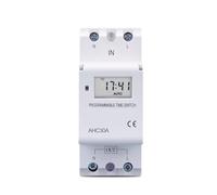 Rail Monofase Settimanale 7 Giorni Digitale Programmabile TIMER INTERRUTTORE Relè di Controllo del Timer AC 220V 230V 12V 24V 48V 16A 1 Pz(15A,12V AC DC)