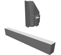 Rail Mount for Universal Pistols - Tactical Quad Accessory with Pin Lock V2.0