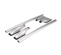 Rail Tetto Barra Portapacchi Decorativa In Lega Alluminio Per Auto Per Citroen Per C2 Per Citroen Per C4 Hatchback Portapacchi Barre(C 4 All Silver)