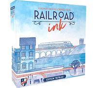 Railroad Ink: edizione blu intenso - Horrible Guild - Tedesco - Gioco di dadi per 1 - 6 persone dai 8 anni in su, blu