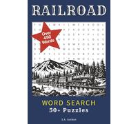 Railroad Word Search Puzzle Book: Word Searches with Easy to Read Print about Railroads, Trains, Rail Transport, and More. | 6x9 inches, 111 pages | ... Gift for Vacations, Holidays and Relaxing