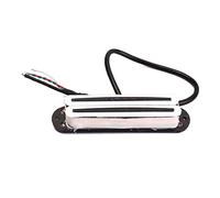 Rails Humbucker Single Coil Size per chitarra elettrica ST Squier, con guide bianche, pickup single coil e set pickup