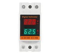 Rails Mount tensioni e misuratore di corrente con dispositivo di analizzatori di consumo di energia LED ad alta luminosità per letture chiare