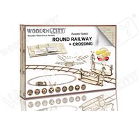 WOODEN.CITY RAILWAY SERIES - ROUND RAILWAY AND CROSSING SCALE 1:40