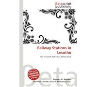 Railway Stations in Lesotho: Rail Transport, Rail Tracks, Rolling Stock