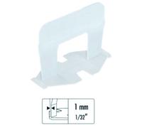 Raimondi base livellante con feritoia per cuneo per piastrelle 3/12 mm h mm. 12