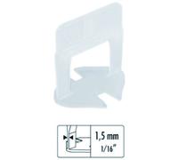 Raimondi BASE LIVELLANTE FERITOIA PER CUNEO H mm. 12 fuga mm. 1,5 - 500 pz.