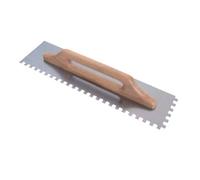 Raimondi - Frattone dentellato 10 x 10 mm manico legno 48 x 13 cm