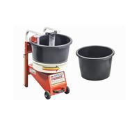 Minibetoniera Iperbet con due secchi da 45 lt per miscelare malta - Raimondi