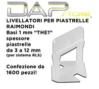 RAIMONDI - Livellatori per piastrelle 1mm "THE1" per sistema cunei RLS - 1600 pz