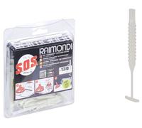 Raimondi RLS Levelling System SOS 130 Viti Basi Autolivellanti Per Sistema Livellante di Emergenza Per Piastrelle Con Spessore Altezza da 3 a 20 mm e Fuga da 1,5 a 5 mm