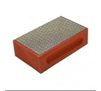 Raimondi tampone diamantato 55x90 mm rosso grana 200