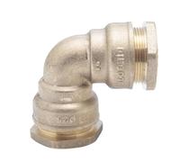 Rain 11967 Raccordo a Compressione a Gomito in Ottone D25 Ply