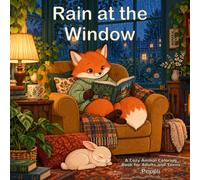 Rain at the Window: A Cozy Animal Coloring Book for Adults and Teens