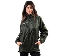 Rain Basico per Givova Impermeabile Giacca Antipioggia Sport Tempo Libero Allenamento Fitness Palestra Cappuccio Removibile Calcio Calcetto Protezione Relax