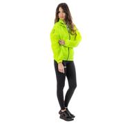 Rain Basico per Givova Impermeabile Giacca Antipioggia Sport Tempo Libero Allenamento Fitness Palestra Cappuccio Removibile Calcio Calcetto Protezione Relax