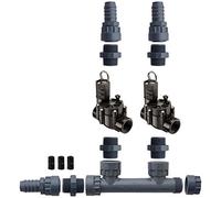 Rain Bird 100-DV 2 Zone Dura Collettore Valvola Kit -No Flow Control Barb 100DV (2 Zone)
