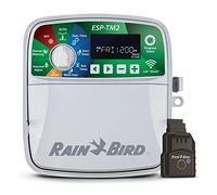 Rain-Bird ESP-TM2 - Controller per interni ed esterni, con sistema di irrigazione WiFi, timer e collegamento Lnk, WiFi, per smartphone senza fili, 6 Zone.