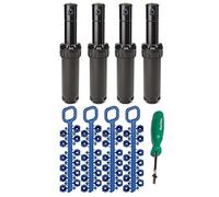 Rain Bird ItemEyes - Set di testine per irrigatori a rotore serie 5000, con ugelli e strumento di regolazione (confezione da 4); 5004 cerchio parte modello PC 10,2 cm altezza popup