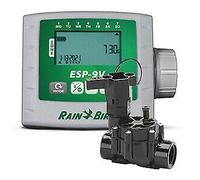 Rain bird programmatore di irrigazione a batteria 1 zona con valvola inclusa ESP9VIDVFKIT F48373