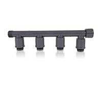 Rain Bird, raccordo/distributore in PVC, dotato di 4 entrate con una filettatura interna e una esterna da 1 pollice e 4 uscite confilettatura esterna di 1 pollice