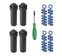 rain-bird 5000 Series rotore sprinkler Head - 5004 PC modello, regolabile 40 - 360 gradi part-circle, 10,2 cm pop-up prato spruzzatore irrigazione sistema - ), 4 Pack