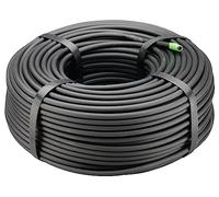 Rain Bird Tubo di distribuzione vuoto per irrigazione a goccia T22-250S, rotolo da 60 m, nero