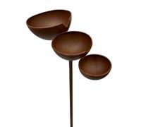 Rain Catcher Bird Bath | Rustproof Outdoor 3-Tier Decorative