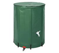 Rain Catcher Tank, Water Collection Barrel with Spigot, Home Garden Water Collection System, 26 Gallon Rain Storage Barrel, Flexible Rainwater Harvesting Tank, Rainwater Storage Overflow