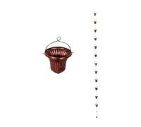 Rain Chain for Outside - Decorative Metal Outdoor Water Catcher